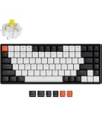 Amazon.com: Keychron K2 75% Layout 84 Keys Hot-swappable Bluetooth